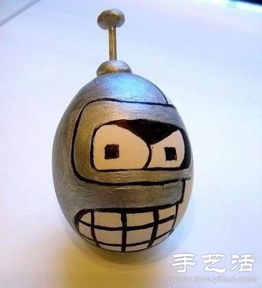 雞蛋+沙子 手工DIY可愛(ài)不倒翁 - www.fasang.cn