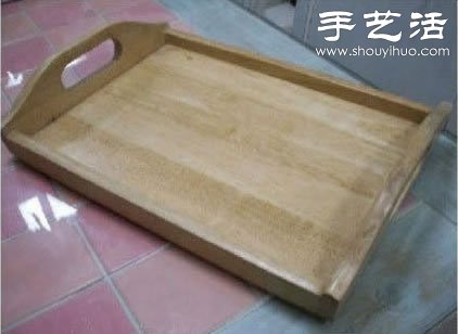 瓷磚碎片廢物利用改造舊托盤 - www.fasang.cn