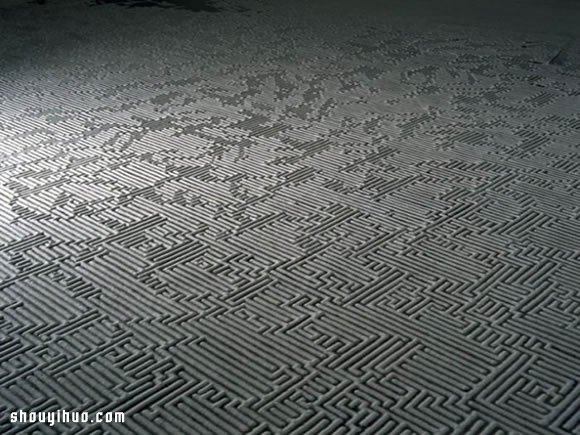 日本藝術家 Motoi Yamamoto 創意鹽畫 - www.fasang.cn