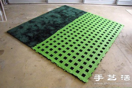 舊物改造創意:舊地毯簡單手工DIY漂亮紋路 - www.fasang.cn