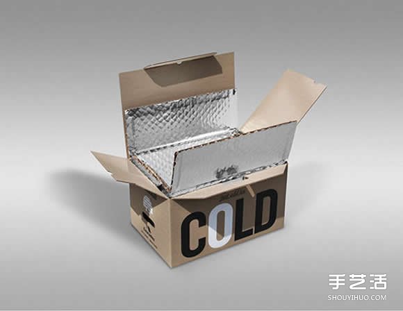 廢棄紙箱和錫箔材料手工DIY制作便攜冰箱 - www.fasang.cn