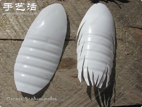 牛奶瓶廢物利用 DIY手工制作玩具天鵝 - www.fasang.cn