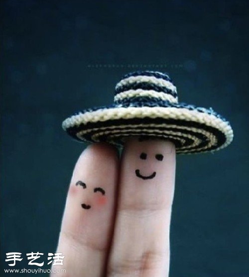 手指+簡筆畫 DIY溫馨浪漫“愛相隨” - www.fasang.cn