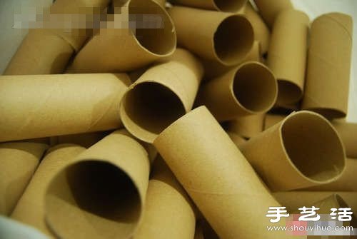 卷紙筒變廢為寶DIY制作卡通小人壁飾 - www.fasang.cn