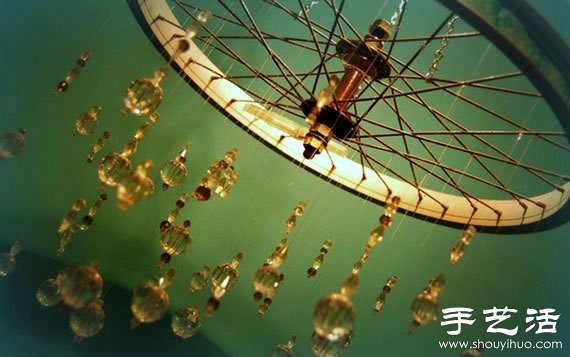 廢棄自行車變廢為寶手工DIY家居用品 - www.fasang.cn