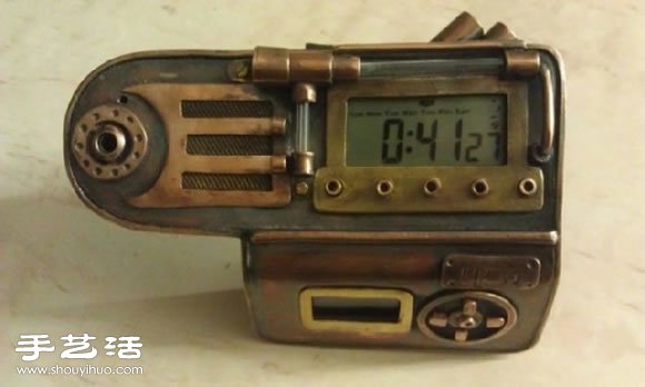 DIY手工制作蒸氣朋克風的酷炫手表 - www.fasang.cn
