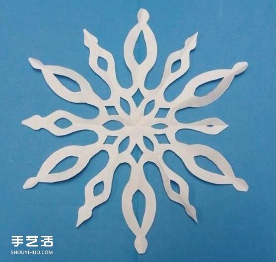 剪紙雪花步驟圖及折法 雪花剪紙方法步驟圖解 - www.fasang.cn