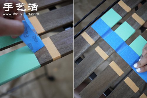 舊椅子改造 DIY時尚絢麗多彩靠椅 - www.fasang.cn