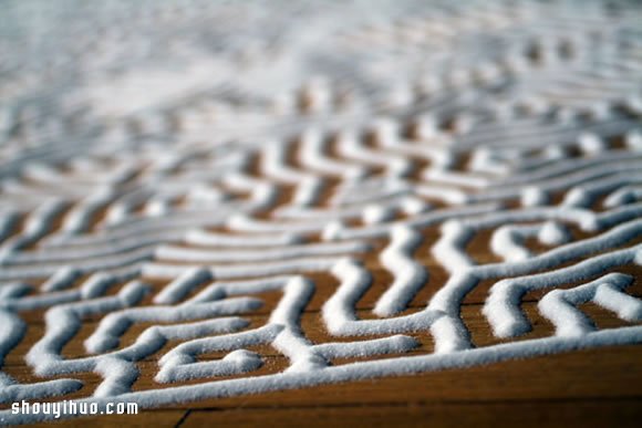日本藝術家 Motoi Yamamoto 創意鹽畫 - www.fasang.cn