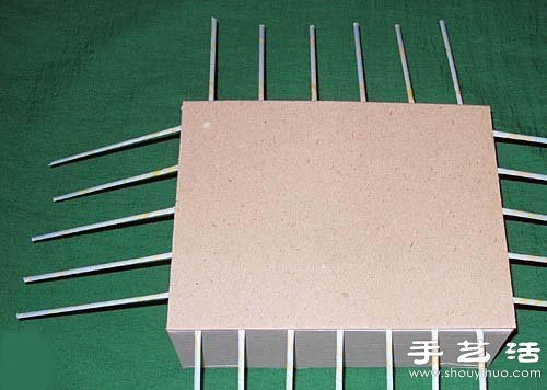 廢棄紙箱DIY手工制作收納筐的教程 - www.fasang.cn