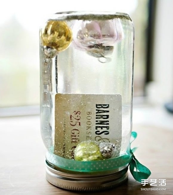 DIY玻璃罐裝飾品過程 玻璃瓶飾品制作教程 - www.fasang.cn