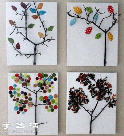 枯樹枝變廢為寶DIY制作原生態(tài)手工藝品 - www.fasang.cn