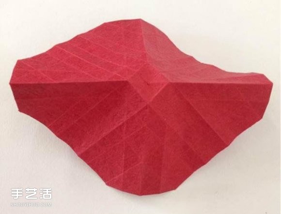 超詳細川崎玫瑰的折法圖解 包括花朵和花托 - www.fasang.cn