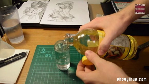 自制超有情調(diào)的水蠟燭DIY手工制作方法教程 - www.fasang.cn