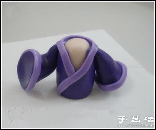 粘土手工制作憨厚沙僧沙師弟圖解教程 - www.fasang.cn
